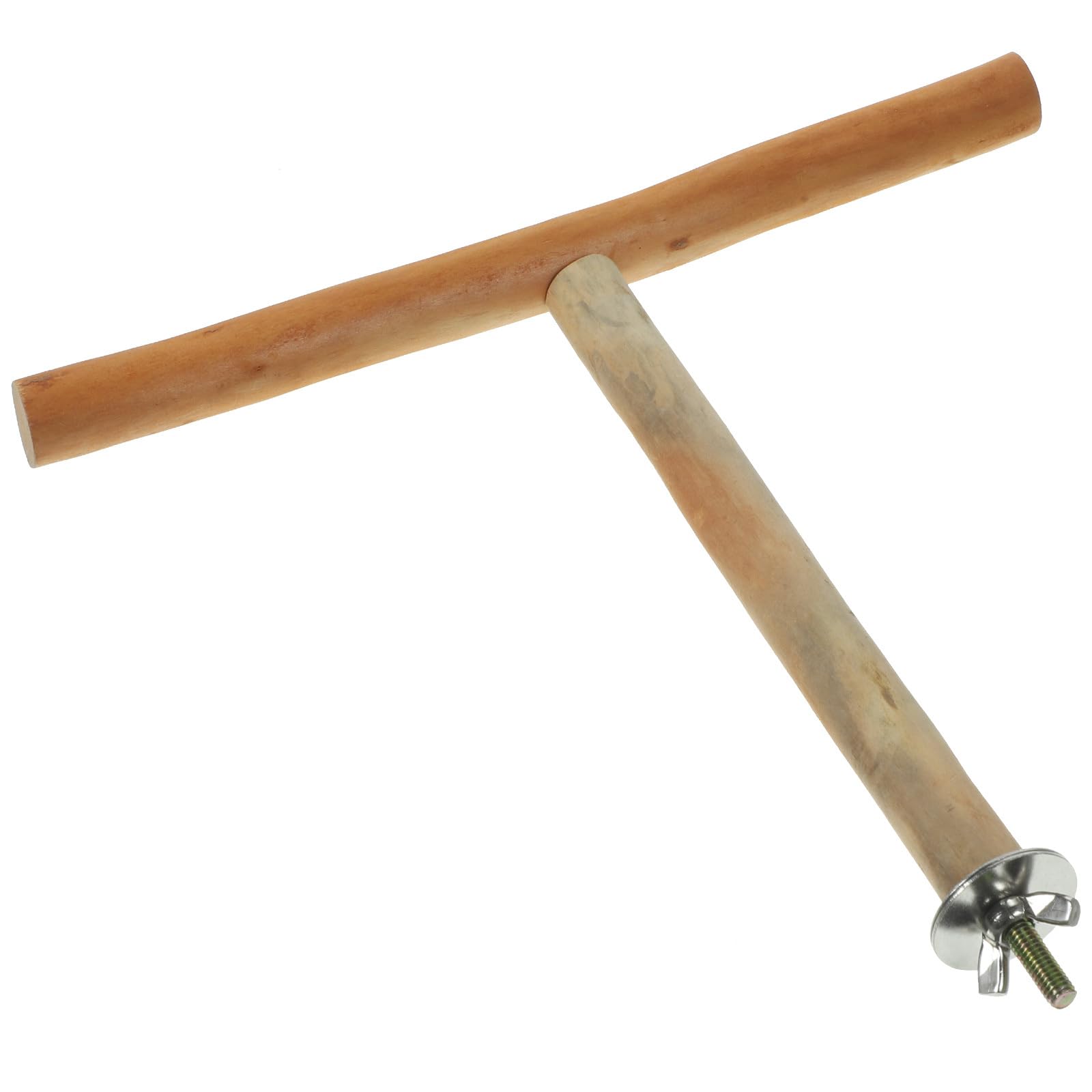 Parrot t Stand Wear-Resistant Parrot Stick T-Shaped Bird Stick Wooden Parrot Toy Wear-Resistant Parrot Toy Bird Accessory Parrot Supply Wooden Parrot Stick Cockatiel Toy Bird Perch