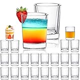 set di bicchieri quadrati da shot da 680,4 – 56,7 g trasparenti con base pesante per bicchieri da whisky, ideali per vodka tequila