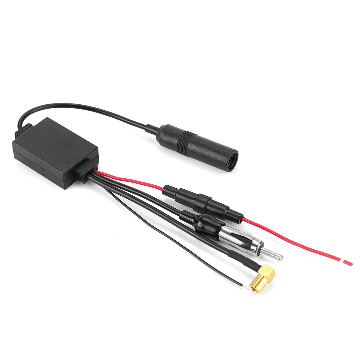 YONGYAO Adattatore splitter per antenna nero per auto universale DAB KFZ