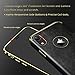 LOHASIC for iPhone XR Leather Case, Luxury Electroplated Thin Slim PU Leather Soft Flexible TPU Hybrid Bumper Non-Slip Grip Shockproof Full Body Protective Cover Cases for iPhone XR 6.1 inch (Black)