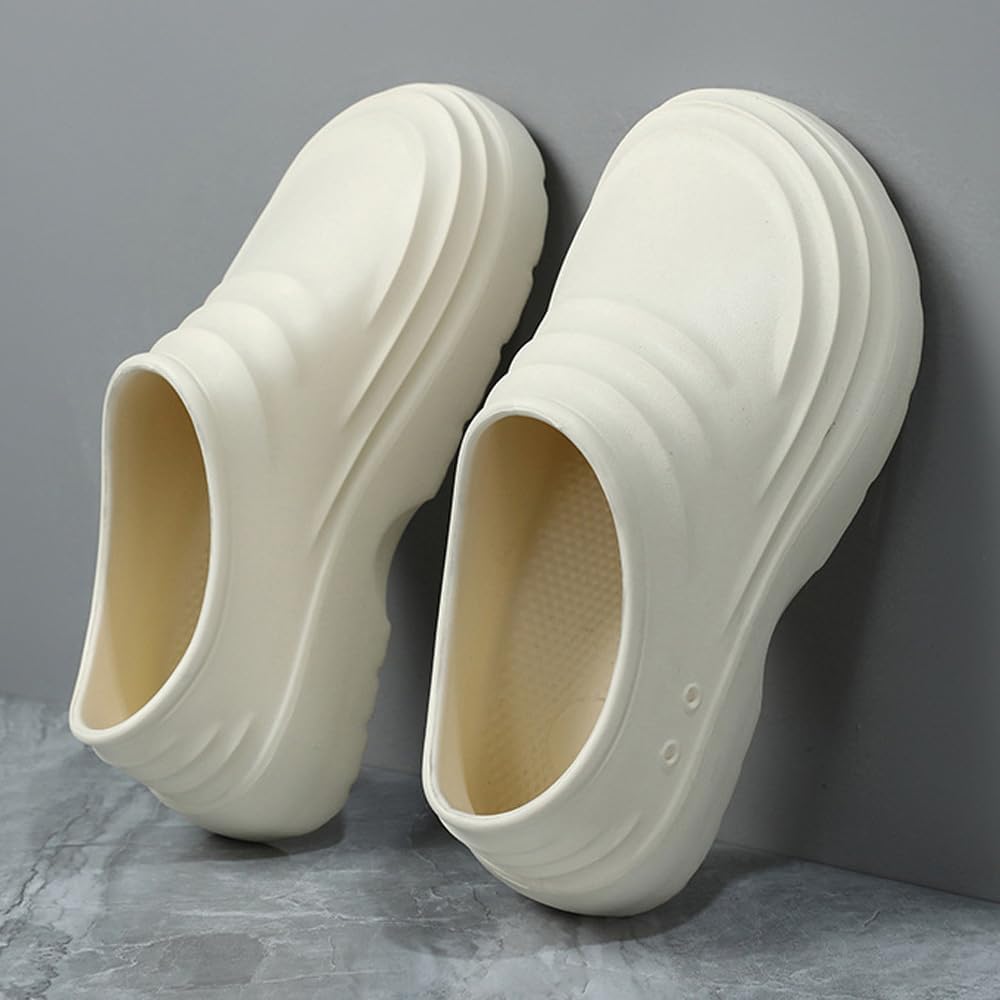 Chef Shoes for Men and Women, Strong Non-Slip Kitchen Clock Clogs, Oil Resistant Nurse Garden Bathroom Work Sandals, Lightweight Waterproof Health Care Food Service Shoe