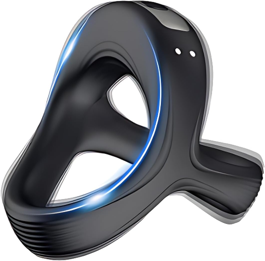 Vibrating Cock Ring Anillo Vibrador Vibrating Testicle Toys | Silicone Penis Ring,10 Vibrating Frequencies, Testicle Crusher CBT, Cock and Ball Ring,Testicle Stretcher,BDSM