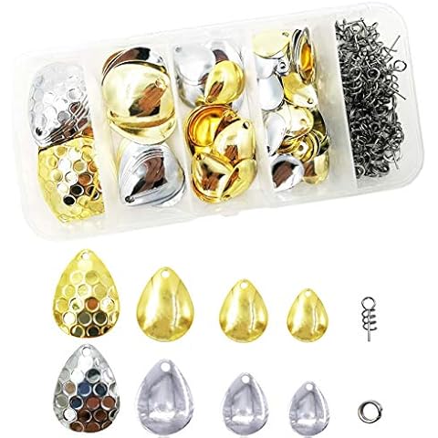 100Pcs Fishing Spoons Rigs Kit Cover