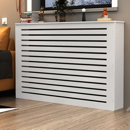 Cubierta de radiador para ocultar calefacción estante de MDF fácil de instalar