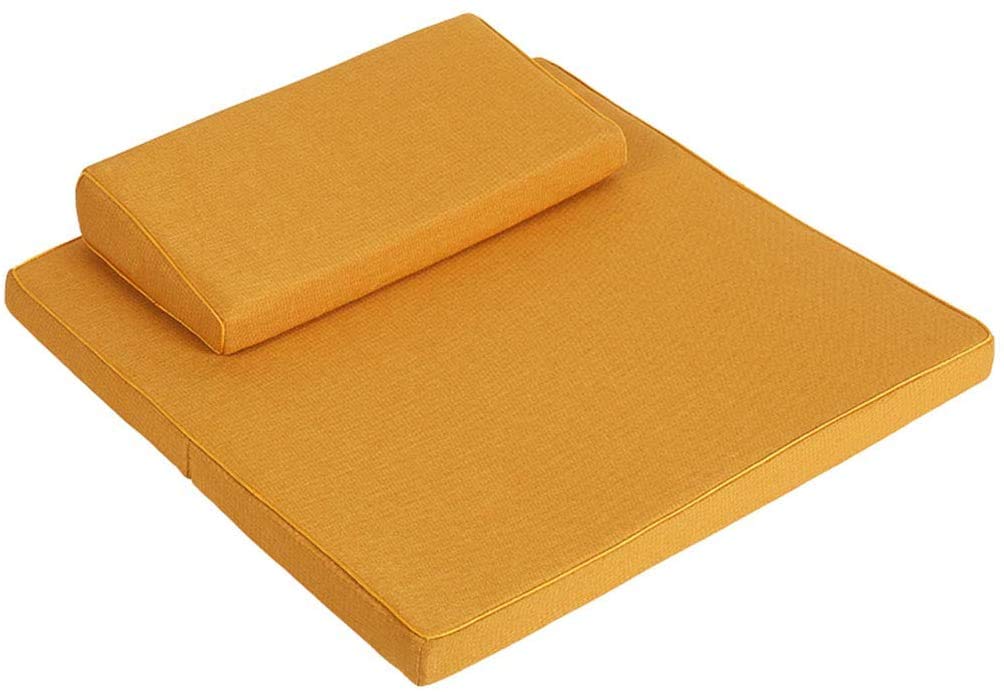Grand coussin de méditation, tapis de méditation carré, fabriqué à la main, coussin de sol portable et pliable en fibre de coco pour l'extérieur, coussin de yoga (taille : 60 x 60 cm, couleur