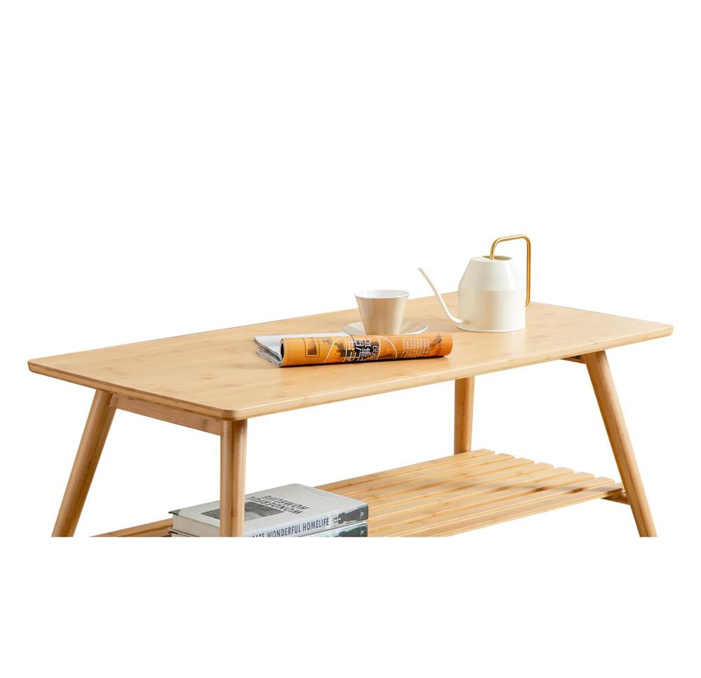 Amazon.com: Nnewvante Coffee Table Foldable Bamboo Mid Century