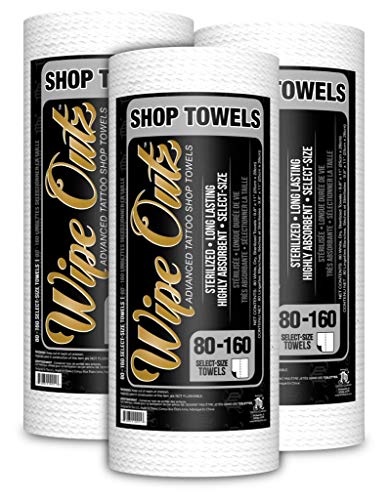 Tattoo Towels | Tattoo Supplies for Artists and Tattoo Aftercare to Keep Tattoo Dry | 3-Pack