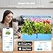 Sainlogic Hydroponics Growing System Kit, 12 Pods Watering Planter, Smart Indoor Garden with APP & WiFi Connected, 5 X Growth with 24W LED, Quiet Pump, for Vegetables, Herbs and Flowers