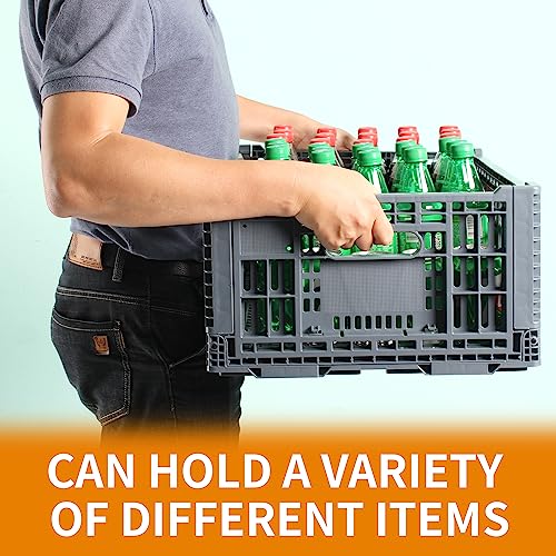 Caixa de armazenamento dobrável contém, caixa de armazenamento de plástico resistente de transferênc