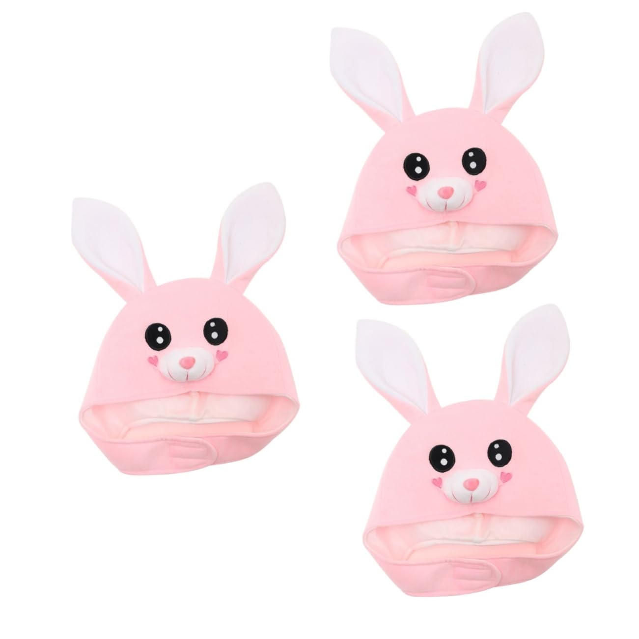 ibasenice 3piezas Gorro De Peluche Con Orejas De Conejo Para Fiesta De Pascua y Disfraces Accesorio Divertido Para Adultos