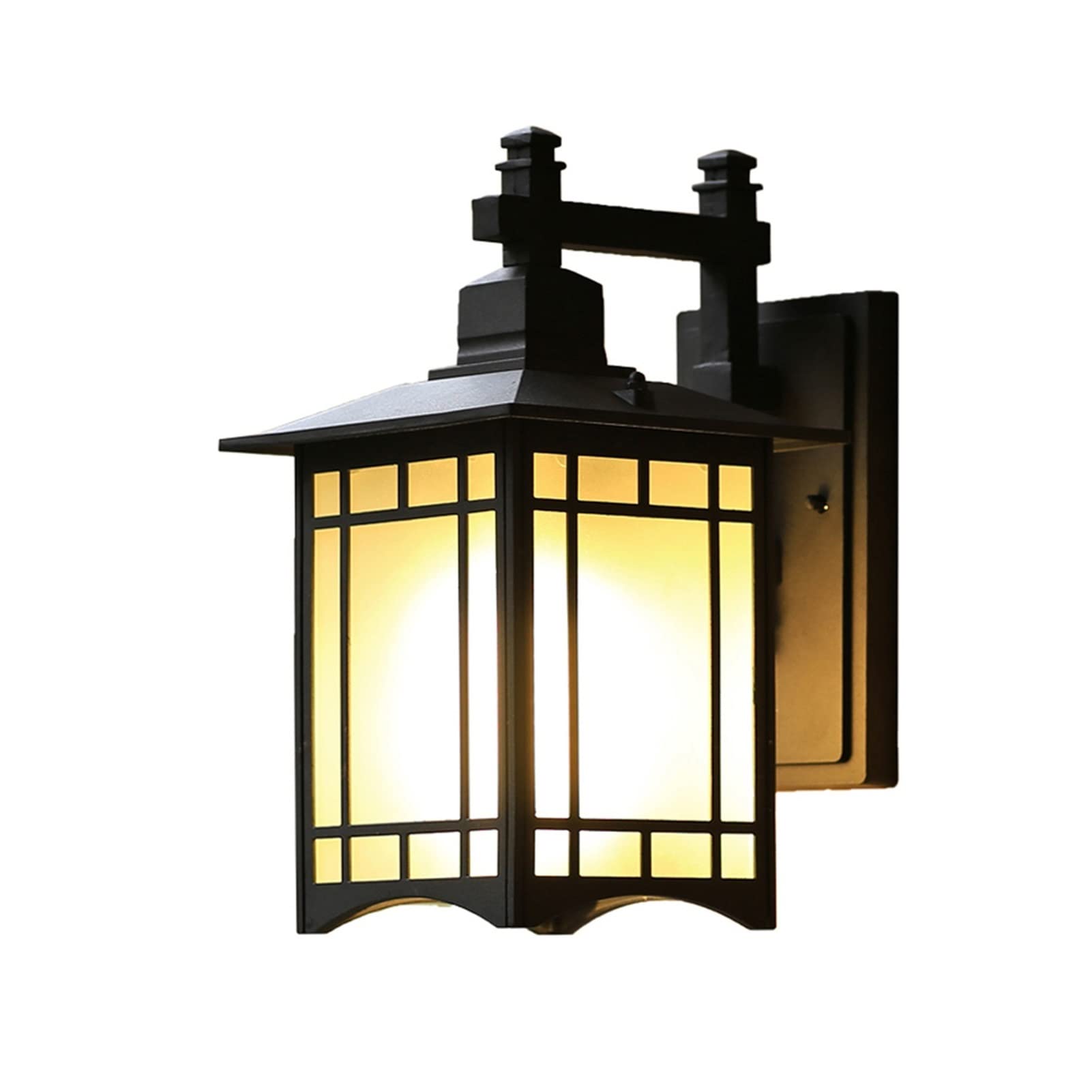 Sconce jardin en aluminium style européen pour une façade élégante