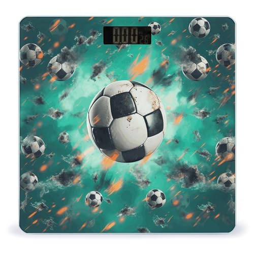 Báscula digital para baño de peso corporal con pantalla LCD miniatura 1