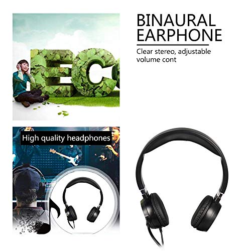 Cuffie - Cuffie USB Cablate con Microfono con Antirumore per PC Computer PC Laptop Cuffiette On Ear, per Call Center Skype Chat Conference Call Videoconferenza Ufficio
