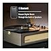 Crosley CR8017B-CO Voyager Vintage Portable Vinyl Record Player Turntable with Bluetooth in/Out and Built-in Speakers, Cocoa