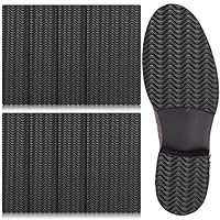 8 Pcs Shoe Grips on Bottom of Shoes No Slip Bottom Pad Self Adhesive Sole Protector Anti Slip Grips for Heel No Skid Pads for Sneakers Slippers(5.9 x 3.2 Inch,Black)