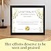Certificate of Appreciation -25pcs, Certificates of Recognition, Thank You Gifts Certificates for Employees, Staff, Teachers, Volunteers, 8×10 Inch Award Certificate-A08