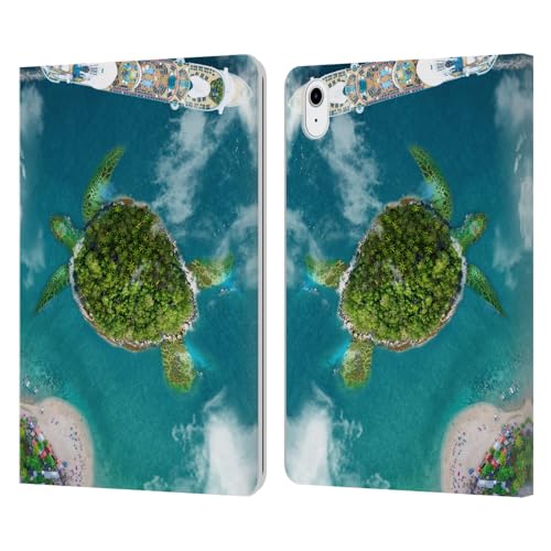 Carcasa de cuero tipo libro iPad Air 2020 funda Dave Loblaw tortuga mar