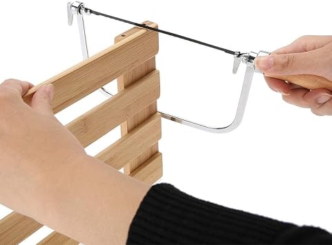 Coping Saw with 5 Saw Blade,Jewellers Saw Frame Adjustable Scroll Saw Band Saw Japanese Saw with Wood Handle Multi Purpose Adjustable Handsaws Metal String Cutter Saw for Wood Woodworking
