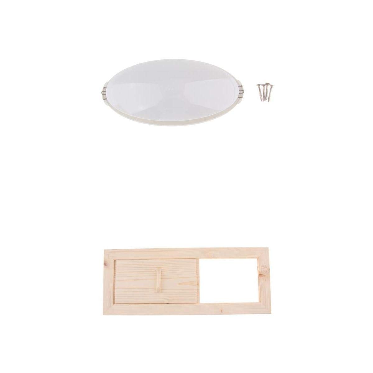 2 Pieces Sauna Vent Cedar with Sauna Lampshade Guard Sauna Accessories-image-34