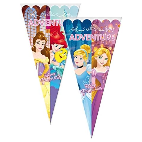 ALMACENESADAN 2362; Pack 6 Bolsas de Cono Disney Princesas Cover