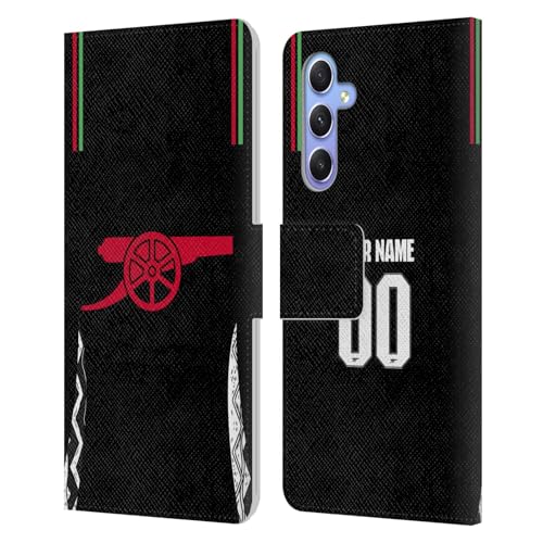Coque Arsenal FC compatible Samsung Galaxy A34 5G étui cuir portefeuille maillot extérieur