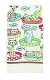 Ritz Kitchen Wears Print Velour Kitchen Towel, Cat's Pajamas