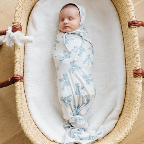 Image of Copper Pearl Swaddle Blankets for Newborns | Soft Stretchy Receiving Blankets for Boys and Girls | Large 46 x 46 Inch Baby Blankets | Lightweight and Breathable Swaddles | Daphne