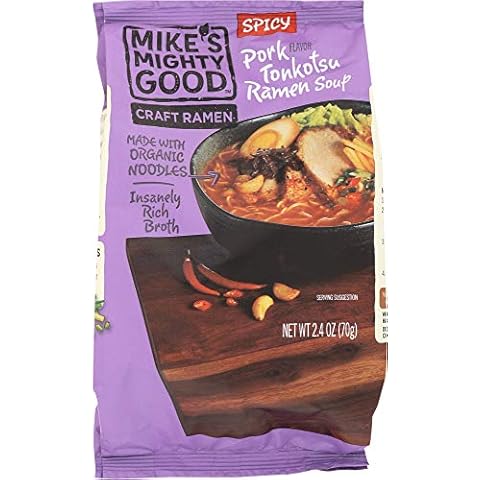 Mikes Mighty Good, Ramen Tonkotsu Pork Spicy Pillow Pack, 2.4 Ounce Cover