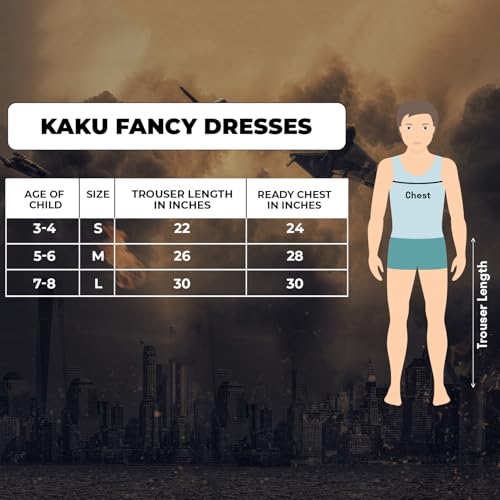 Image of Kaku Fancy Dresses Superhero Costumes - Superhero Theme Party, Halloween, Role Play Fancy Dress for Boys
