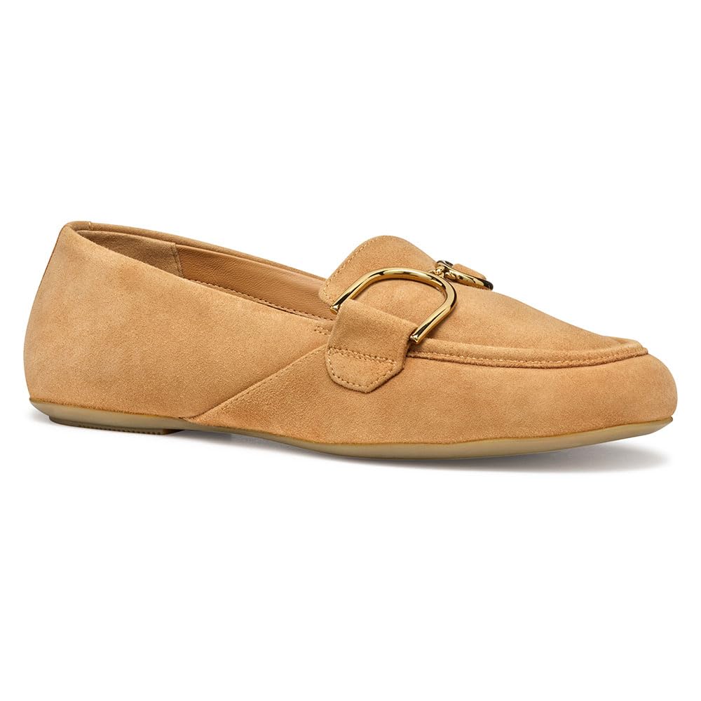 Geox Women's D Palmaria J Moccasin, Cognac, 4 UK