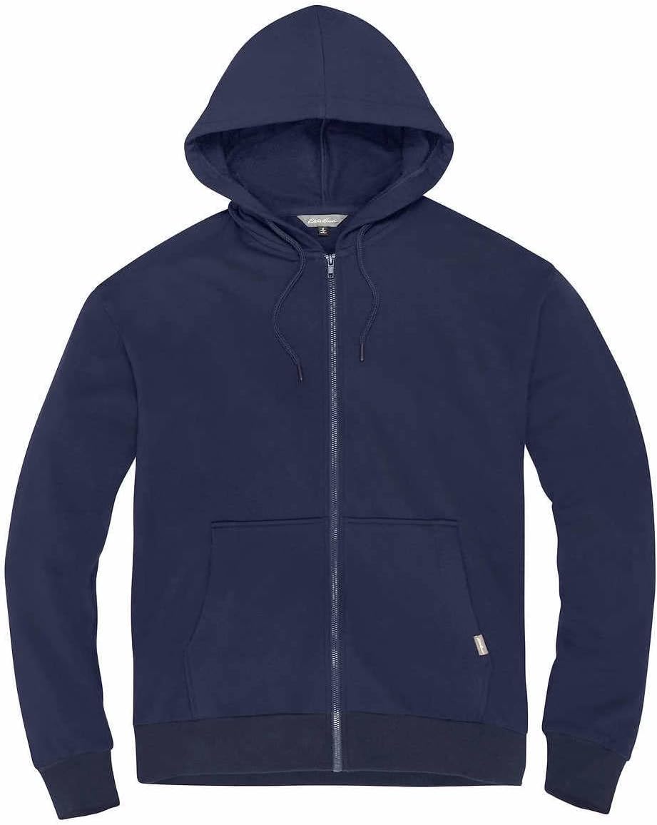 Eddie Bauer Mens Super Soft Heavyweight Full Zip Fleece Hoodie