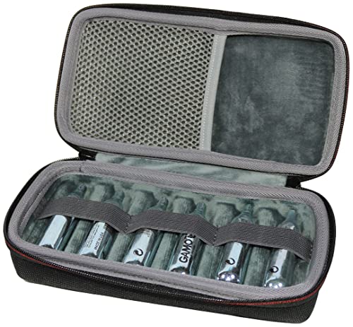 Maoershan CO2-Patronen-Aufbewahrungsbox, kompatibel mit Crosman 丨Umarexss丨Leland 12 Gramm 8 Gramm Powerlet-Patronen, schützende Aufbewahrungstasche Reisetasche - Schwarz (nur Hülle) Maoershan CO2-Patronen-Aufbewahrungsbox, kompatibel mit Crosman 丨Umarexss丨Leland 12 Gramm 8 Gramm Powerlet-Patronen, schützende Aufbewahrungstasche Reisetasche - Schwarz (nur Hülle)