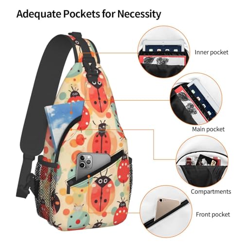 Bolso cruzado para pecho estilo mochila urbana negro miniatura 4