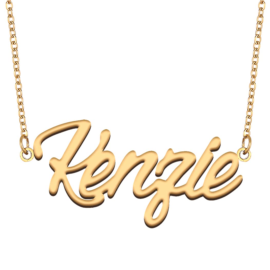 GR35Z9 Name Necklace Gift for Her His Friend Fans Birthday Wedding Christmas Jewelry