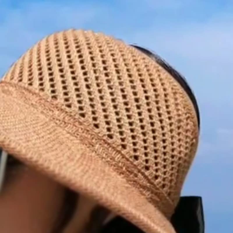 Chapeau de soleil pliant haut vide anti-transpiration été - 3