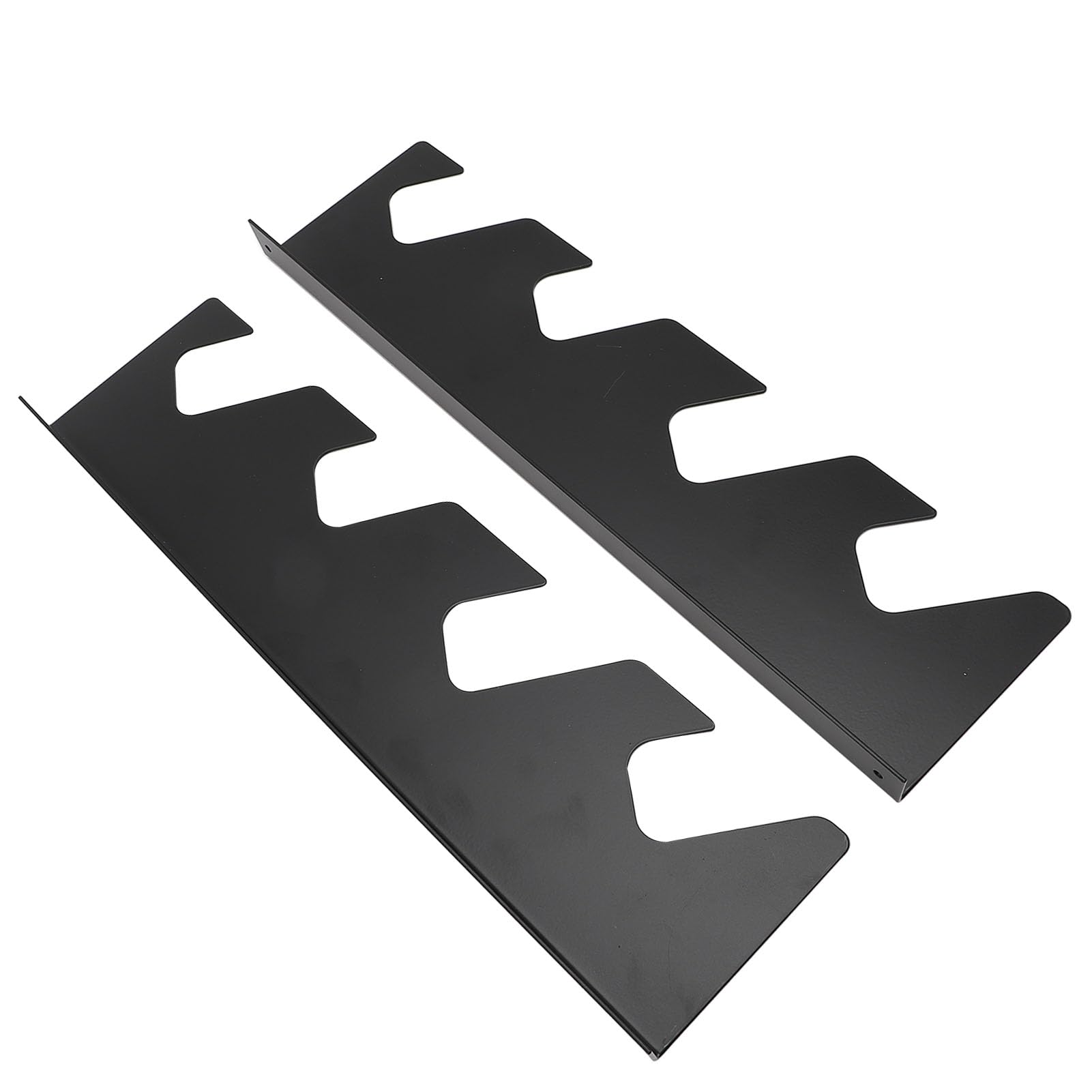 Organizador de herramientas de jardín de metal, organizadores de garaje de montaje en pared, estante de montaje en pared de hierro variable para palas, rastrillos y escobas, para soluciones de
