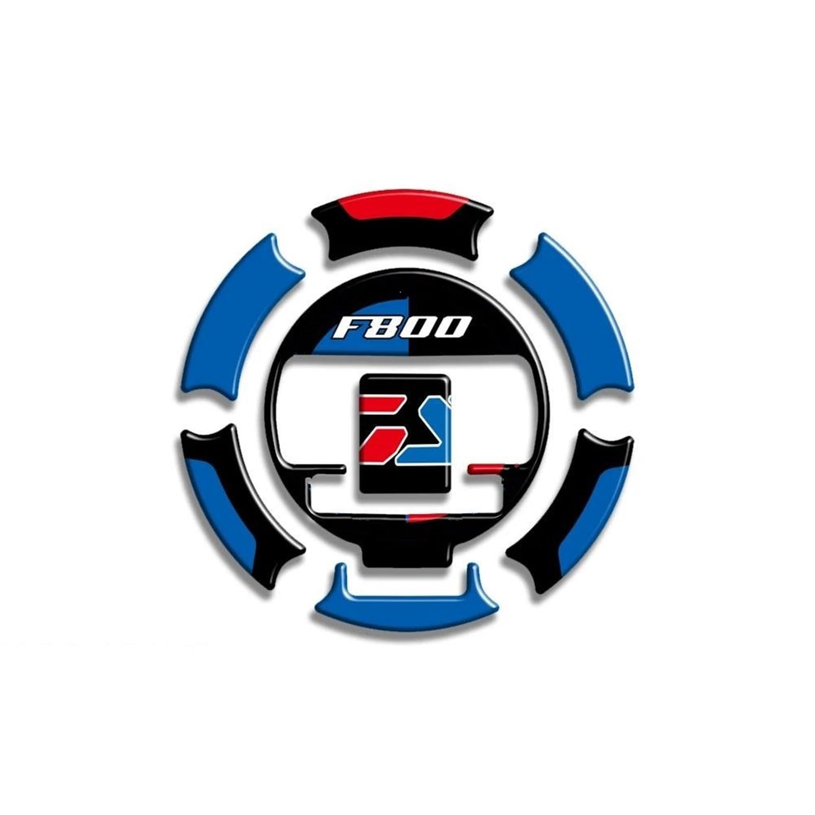Motorbike Stickers Motorcycle Fuel Tank Cap Sticker for BMW F800GS F800 GS F 800 2025 Gas Cover Protector Decal Decoration Fuel Tank Protection Pads(Color4)