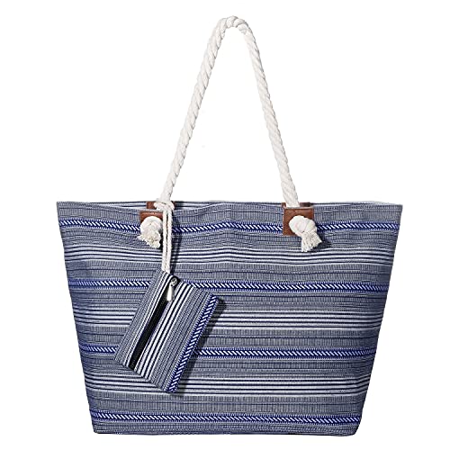 MASADA Large beach bag water resistant with zip Ethno Style, XXL