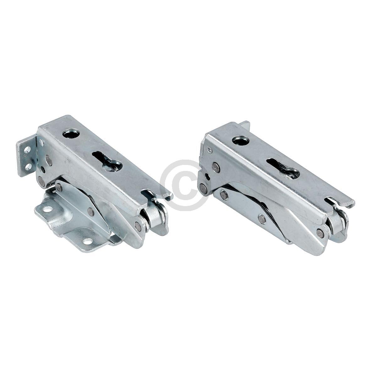 Türscharnier kompatibel mit Liebherr 7040095 Set aus 2 Türscharnieren für Kühlschrank Gefrierschrank oder KühlGefrie Kombination