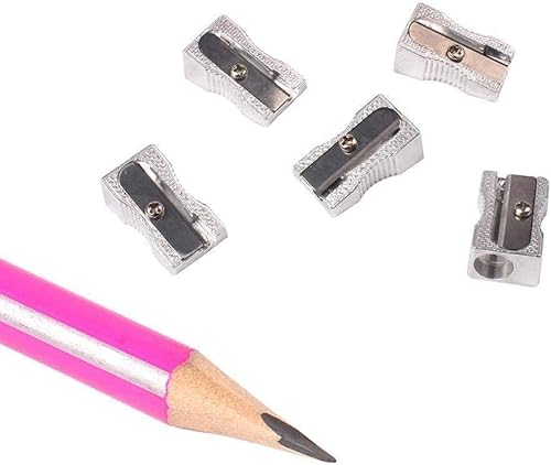 Miniatura 5 de Tsugar 3 sacapuntas de metal lindo y clásico sacapuntas de maquillaje para regalos escuela papelería coreana para suministros de vuelta