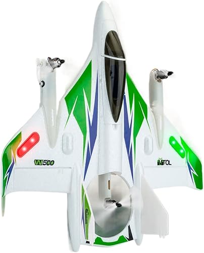 QIYHBVR Avión RC de 6 canales con control remoto listo para volar planeador RC de potencia sin escobillas fácil control para principiantes avión RC