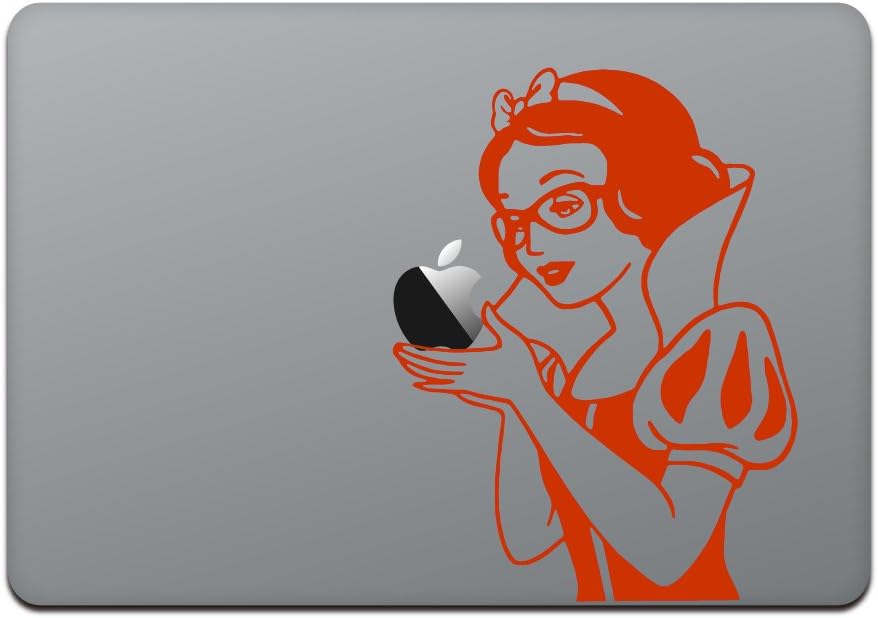 Kind Store MacBook Pro 13/15" 2016/12" MacBook Sticker Snow White Nerd Glasses 13" Black M778-13-B