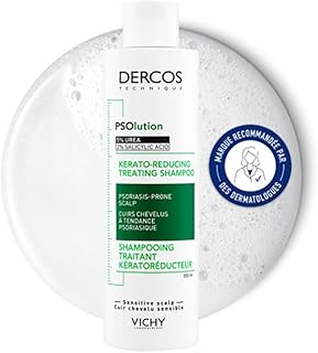 Vichy, Dercos, Shampooing Traitant Kératoréducteur, Cuirs Chevelus à Tendance Psoriasique, 200ml