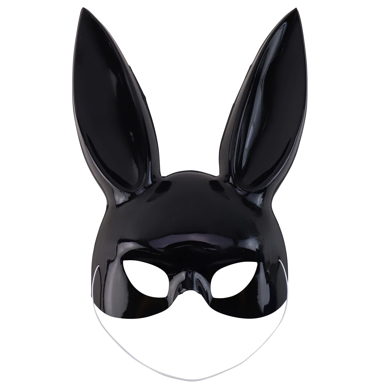Trendy Apparel Shop Women's Bunny Half Mask Costume Accessory