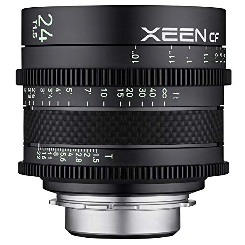 Ficha técnica ROKINON XEEN CF 24mm T1.5 Pro Cinema Lente con construcción de Fibra de Carbono y Marcas Luminosas para Sony E Mount - Fernando Cortés