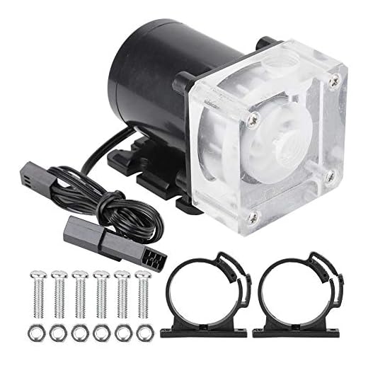 Tonysa Bomba Refrigeracion Liquida PC para Computadora XHC8 600H / L, Bomba Agua Radiador Heatsink Disipacion de Calor Silencioso Estable para Computadora