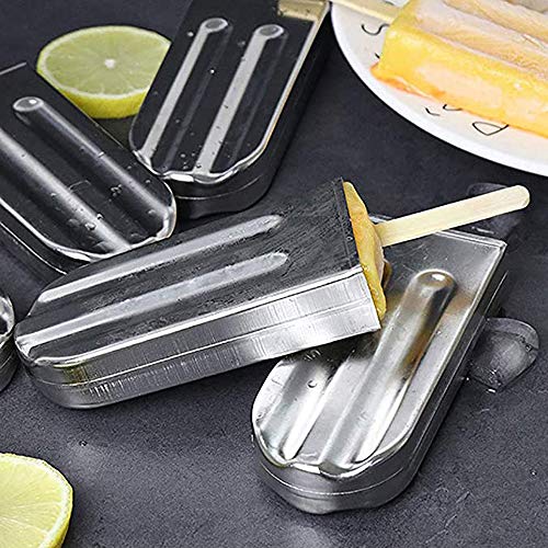 FU LIAN Edelstahl-Eisform, EIS am Stiel-Form, manuelle DIY, Roboterschweißen, kann zehn EIS auf einmal herstellen… – Bild 5