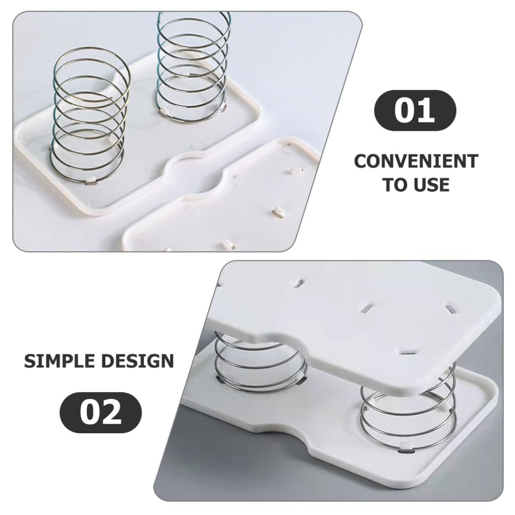 Alipis 4pcs Automatic Lifting Spring Tissue Box Bracket - Durable Support for Standard Tissue Boxes, Ideal for Home and Office Use