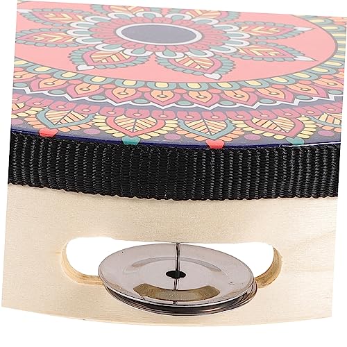 OFFSCH Pandeiro Aldult Mão Pandeiro Percussão Criança Madeira Única Fileira Pandeiro Linggu Percussã