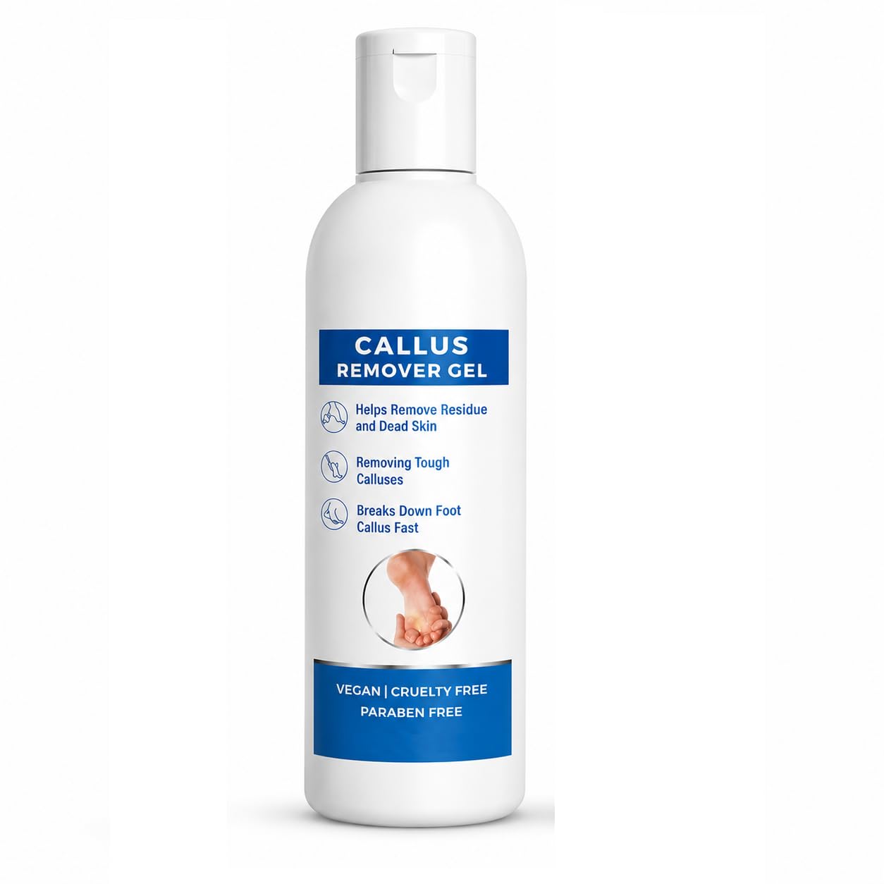 Callus Remover Gel for Feet, Softening and Exfoliating Formula, Dry Rough Skin Care, 200ml, for Men and Women (1)-image-24